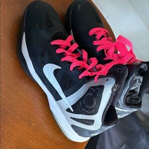 Nike Black and Pink Athletic Shoes
